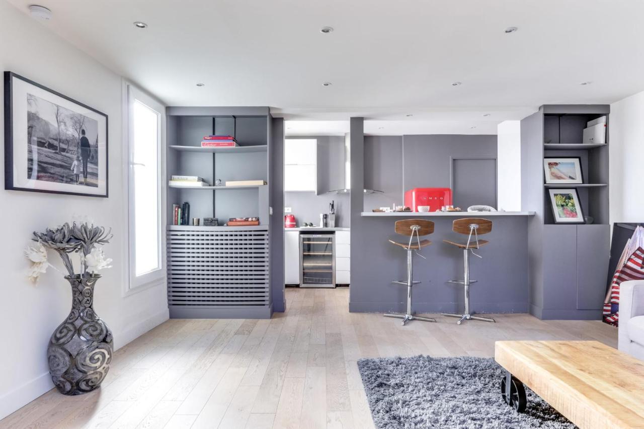 Guestready - Appartement Terrasse Vue Tour Eiffel Paris Eksteriør billede