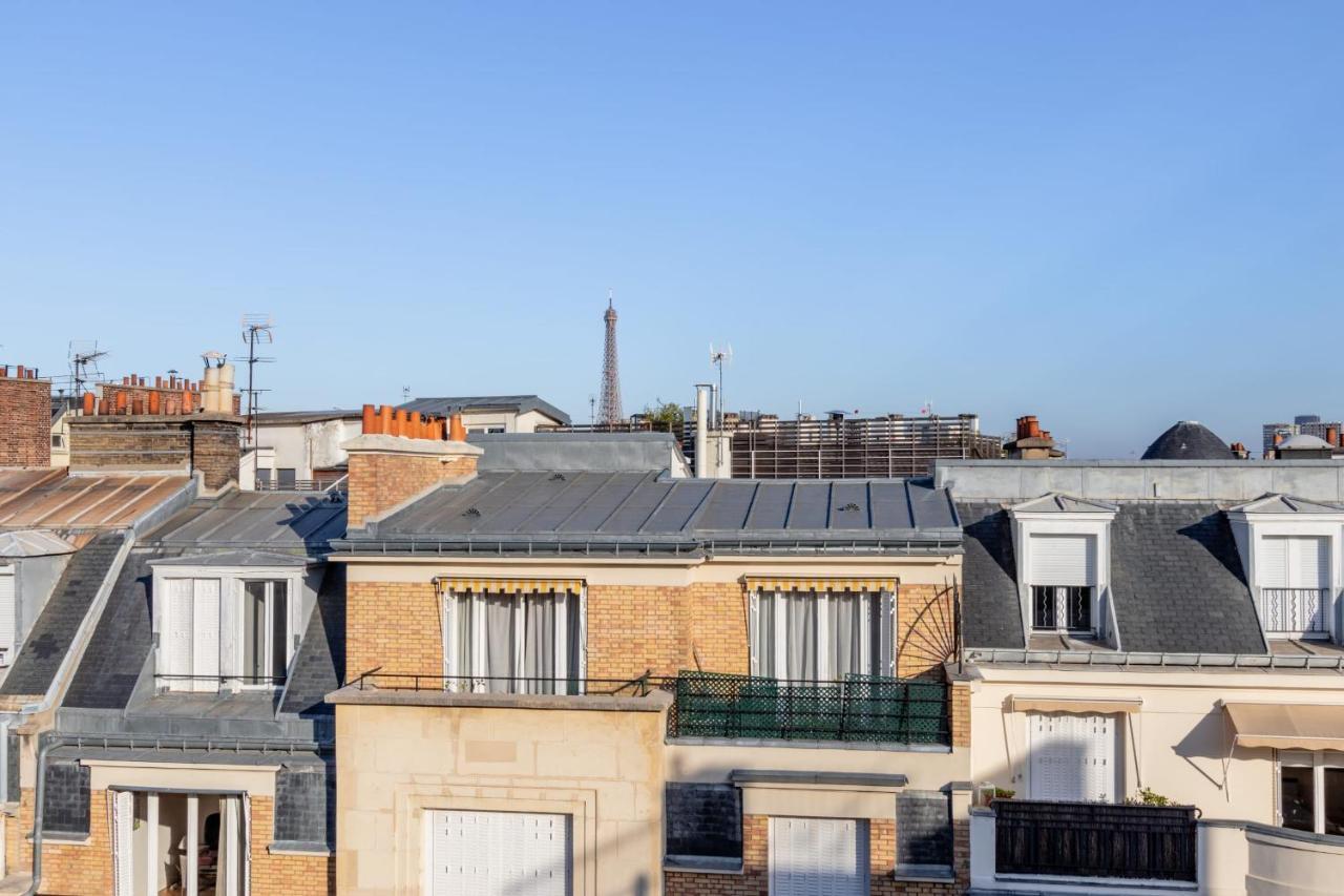 Guestready - Appartement Terrasse Vue Tour Eiffel Paris Eksteriør billede